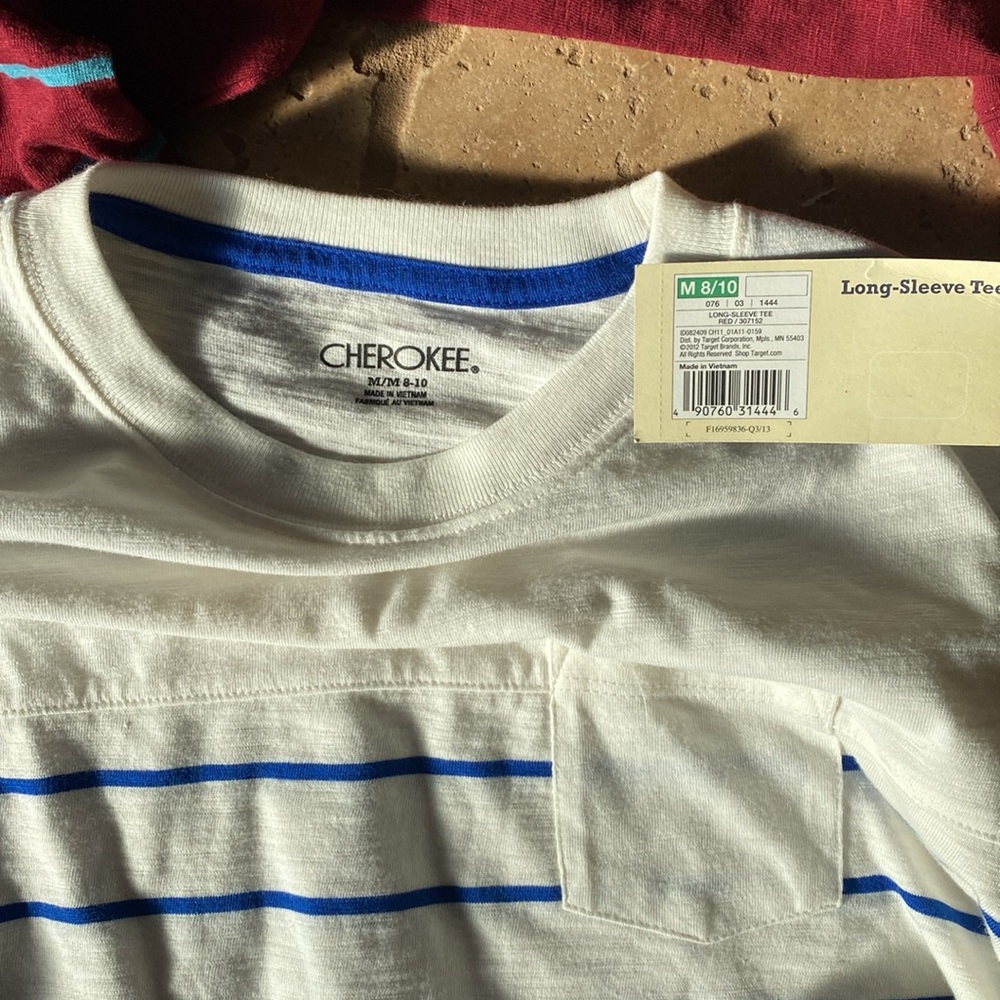 2 shirts size 8-10 M Cherokee brand new - Picture 2 of 3